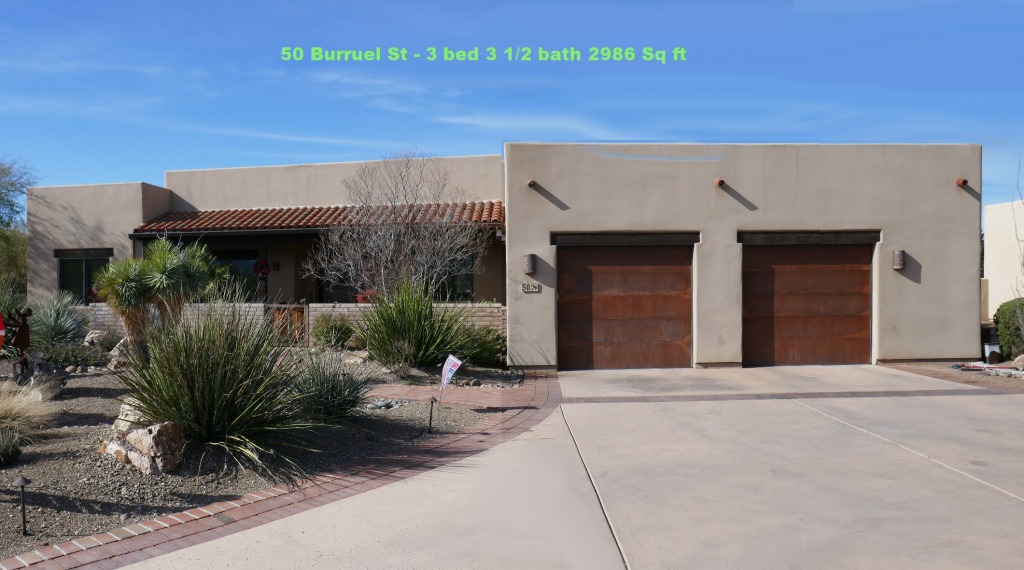 Modern Southwestern-style desert home exterior